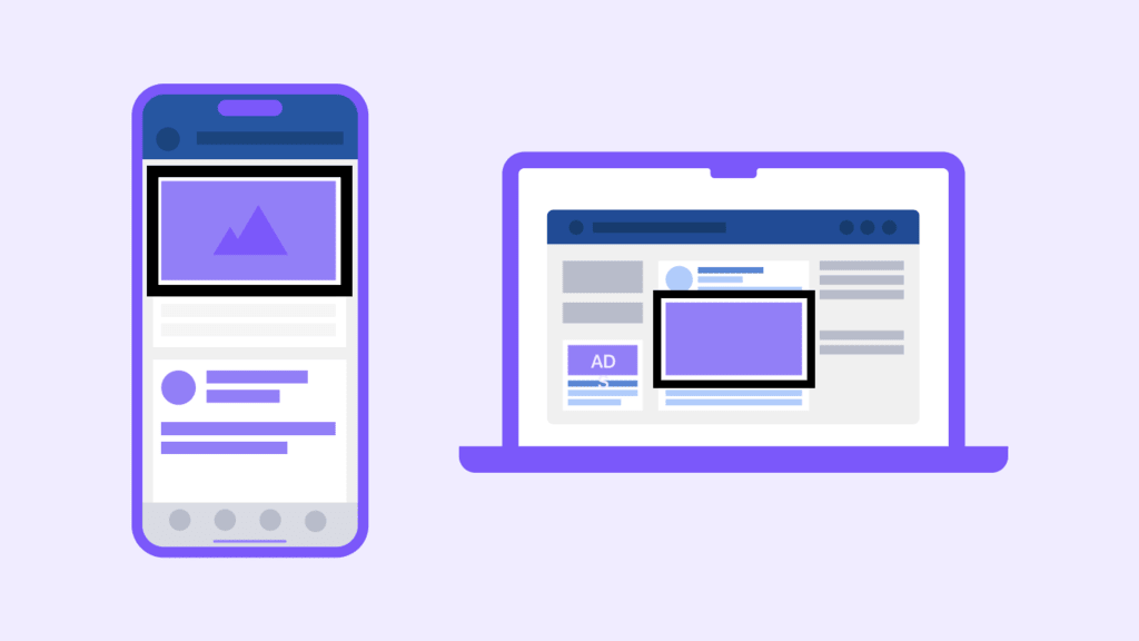 The different types of display campaigns.